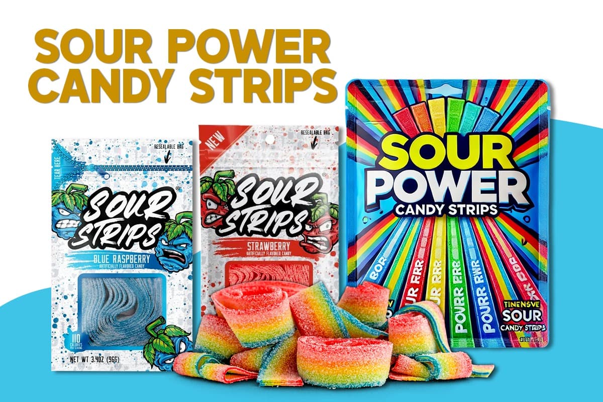 Sour Strip Candy – Sweet and Tangy Flavor
